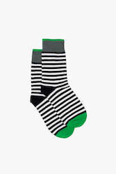 Shoes: Green Toe Socks
