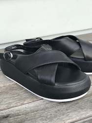 Shoes: Black Slide