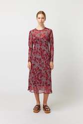 Women: Anemone Bias Dress in Plum