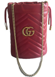 Internet only: Gucci GG Marmont Metelasse, Mini Bucket bag