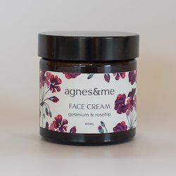 For Front: Super Hydrating Face Cream with Geranium and Organic Rosehip
