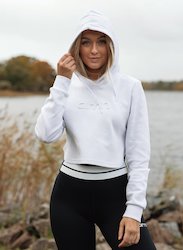 Concrete Ribbed Crop Long Sleeve
