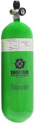 Shootair: ShootAir S9 - 9 Litre PCP Air Rifle Charging Bottle with Valve & Charging Equipment