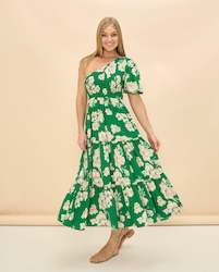 Sale: Paloma One Shoulder Maxi Dress - IRIS MAXI