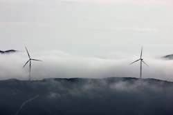 New Zealand: Foggy Turbines