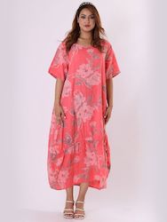 Linen Dresses: MILANA- Draw-string Detail Dress