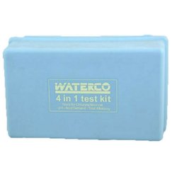 Swimming pool construction - concrete or fibre glass - below ground: Waterco 4 in 1 test kit
