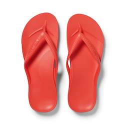 Footwear: Arch Support Jandals - Classic - Coral