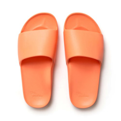 Footwear: Arch Support Slides - Classic - Peach