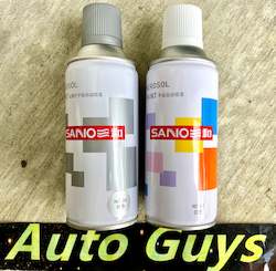 1 x Aerosol Paint Spray 350ml 235g White & Silver