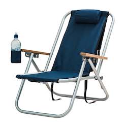 Beach Chairs: Wearever Backpack Chair - Navy