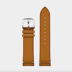 20mm Brown Italian Leather Strap