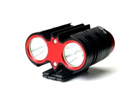Sporting equipment: Xeccon spiker 2200 lumen model 1207 mtb floodlight - premium set - bike lights