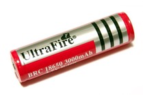Sporting equipment: Ultrafire 18650 3000mah rechargeable batteries x 1 - hunting lights
