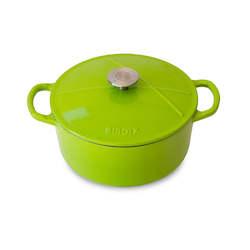 Cast Iron Dutch Oven in Green