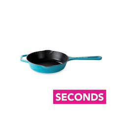 Seconds: Blue Cast Iron Skillet Pan