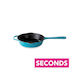 Seconds: Blue Cast Iron Skillet Pan