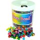 Beads in dispenser - assorted beads (approx 600)