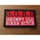 Grumpy Old Biker Bitch G.o.b.b. Embroidered Patch