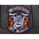 Brotherhood OF Bikers Embroidered Back Patch
