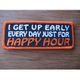 Happy Hour Embroidered Biker Patch