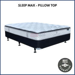 Bed: Sleep Max Pillow Top Bed - Single