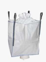 Bag or sack wholesaling - textile: TYPE LS | 1000kg | Duffle Top | Spout Bottom | 900 x 900 x 1200  | 10 Bags