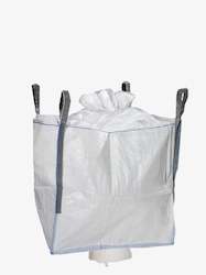 Bag or sack wholesaling - textile: TYPE DD | 1250kg | Heavy Duty | Duffle Top | Spout Bottom | 900 x 900 x 1000 | 10 Bags