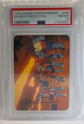 Toy: 1985 Hasbro Transformers Dinobot Protectors PSA 8