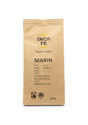 Health food wholesaling: IncaFe Marin Estate Coffee Beans - 200g