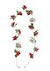 6ft Green Holly Garland w/ Red Berries