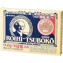 Frontpage: nichiban ROIHI-TSUBOKO plaster 78 pieces big size