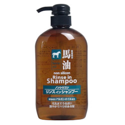 horse oil non silicon rinse in shampoo 2 in1 600ml