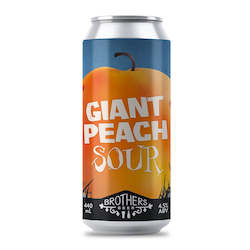 Wine-based fruit drink coolers: Giant Peach Sour