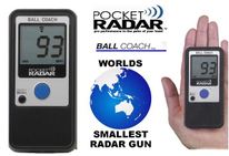 Pocket radar ball coach radar speed detector worlds smallest radar