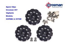 Products: Crosman 7 vigilante spare clip / mags .177 pellets / slugs