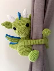 Fantasy Wonderland: Crocheted Dragon Tie Back