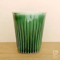 Fluted: Coffee Cup - Jade Fluted