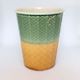 Coffee Cup - Jade & Gold Weave