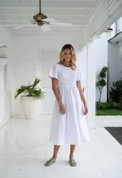Waverly Dress - White