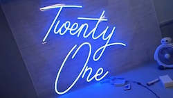 Twenty One Neon Light