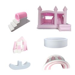 Castles Games: Deluxe Package - Pink/white