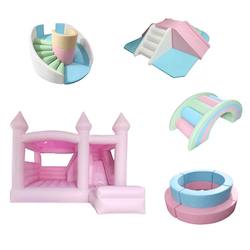 Castles Games: Pastel Softplay with a castle