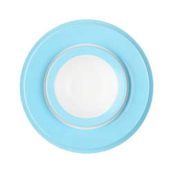 Wholesaling, all products (excluding storage and handling of goods): Plate - Azzurro Deep/Soup