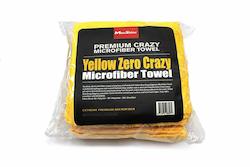 Microfibre Towels: MaxShine Yellow Zero Crazy Microfibre towel 5 pack