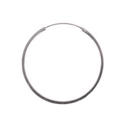 Clothing wholesaling: Sterling Silver Round Hoop - 50mm