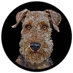 Creative art: Doggieology Art - Airedale Terrier