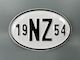âNZâ New Zealand Plate 1954-1978