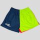 Work Shorts - Navy, Lime Green and Red
