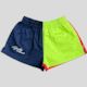 Children's Short - Navy, Lime Green and Red